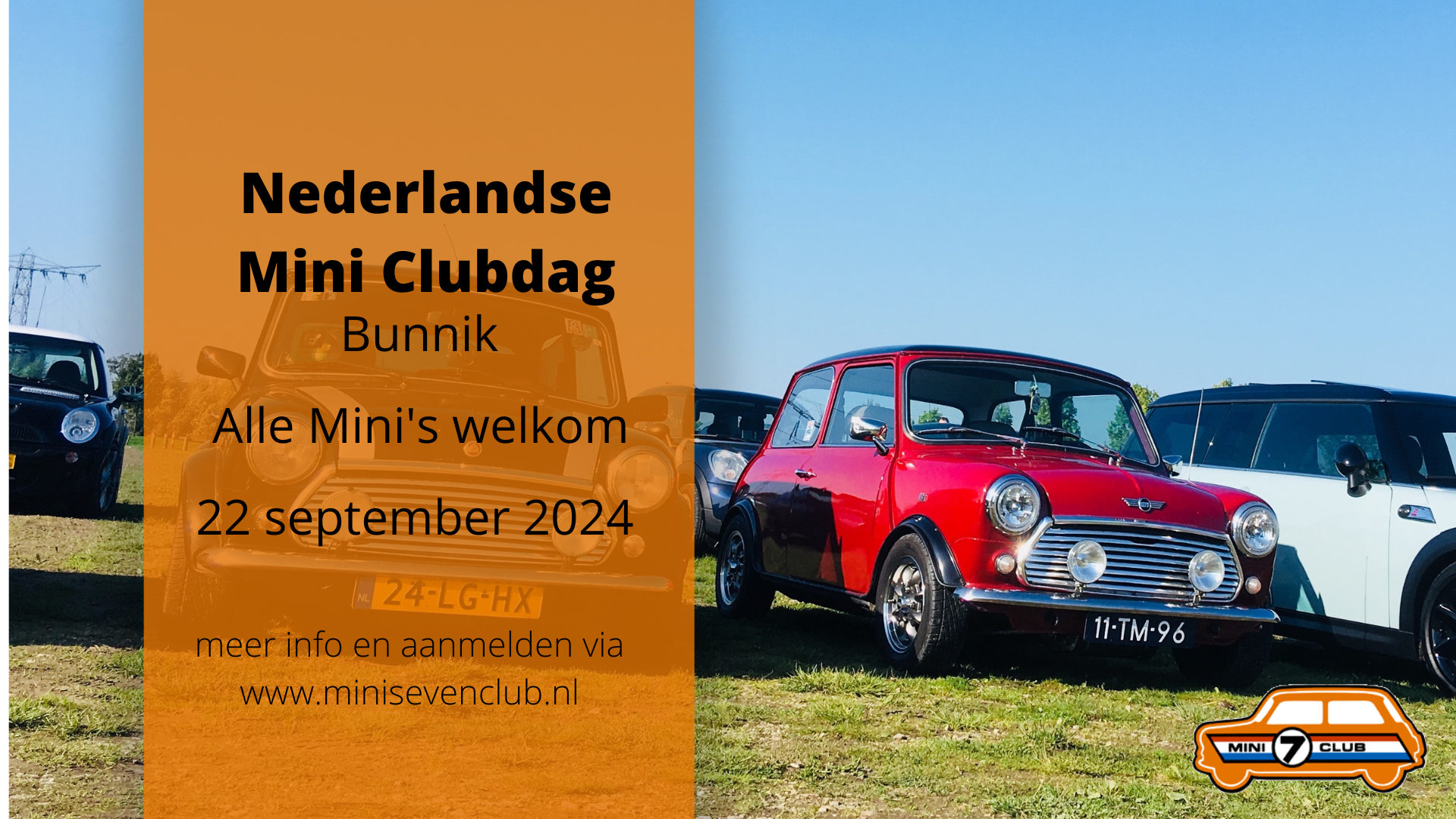 Uitnodiging Mini Clubdag September 2024