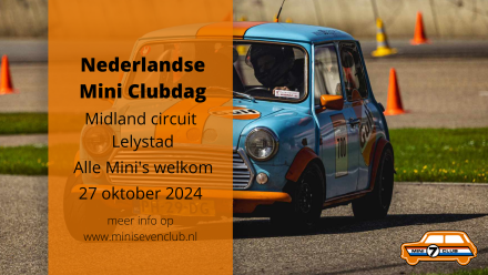 uitnodiging Mini Clubdag 27 oktober 2024