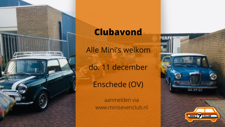 Uitnodiging Clubavond Enschede